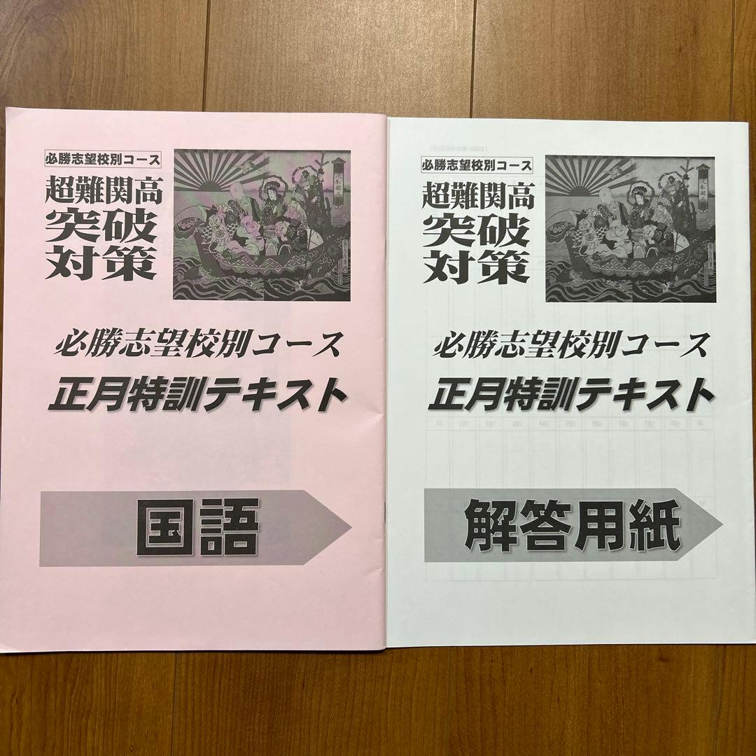 正月特訓テキスト 早慶クラス