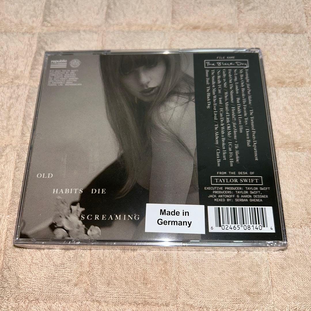 Taylor Swift デラックス盤CD TTPD 4種類 コンプリートセット