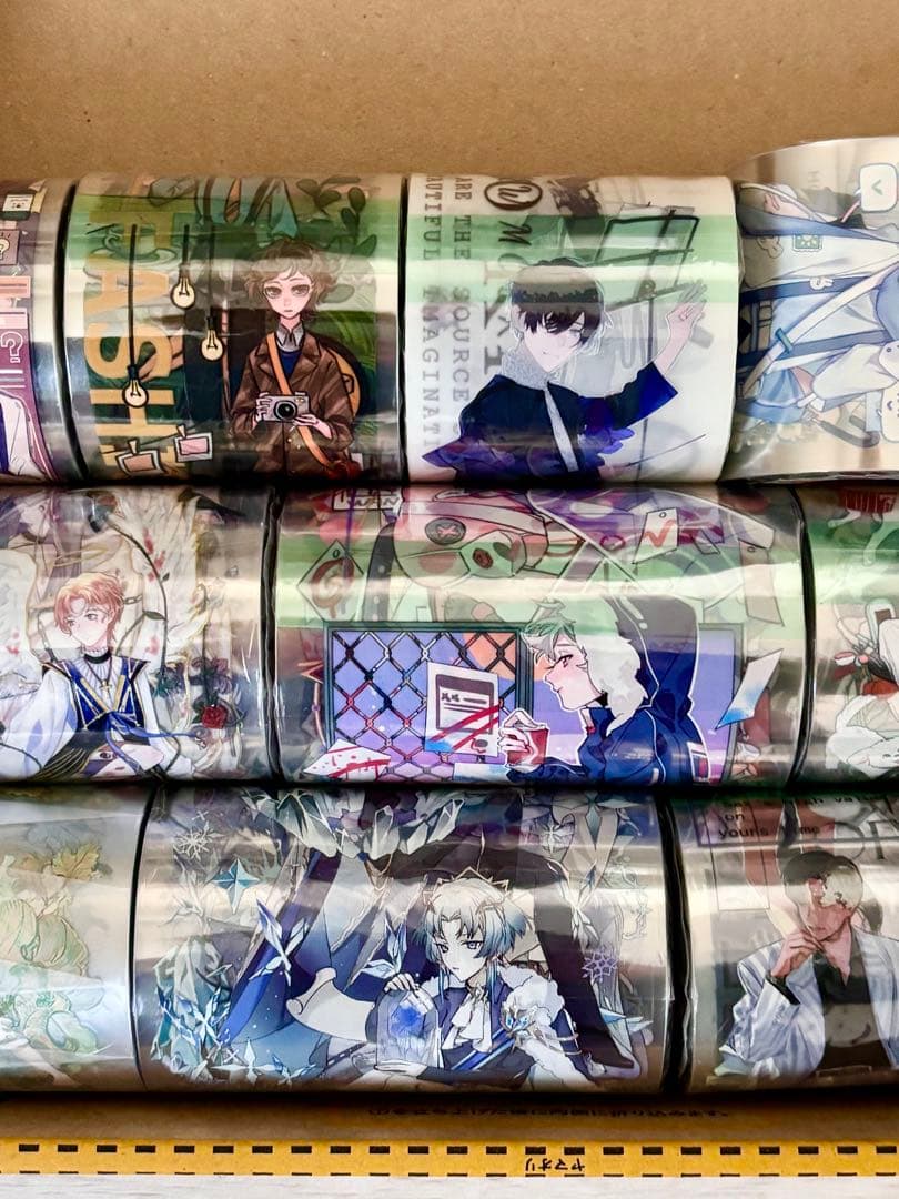 【5】✨️男子のみ新品12本✨️ 海外マスキングテープ まとめ売り 人物 海外マステ