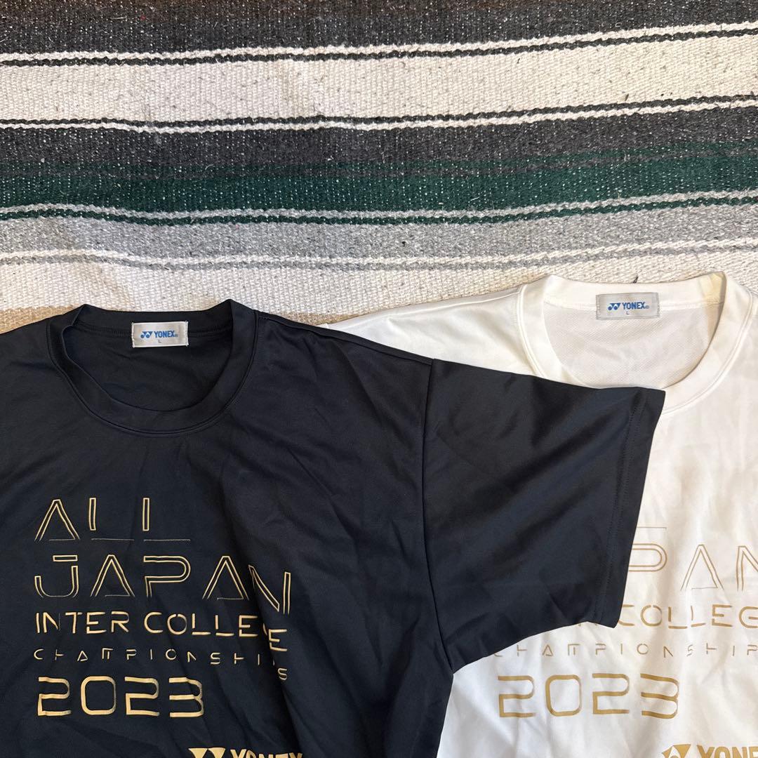 YONEX 2023 全日本インカレ Tシャツ 2色セット