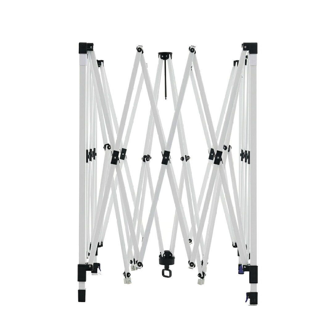 新品タープテント 3m×3m ワンタッチ 収納バッグ付き 3段階調節 グレー