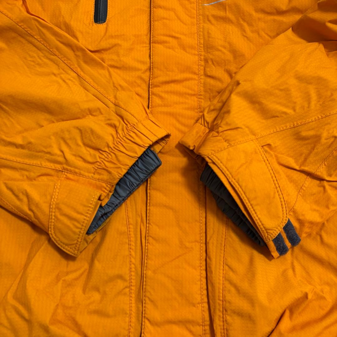 【SALOMONサロモン】ナイロンスキージャケット　オレンジ　旧ロゴ　M～L