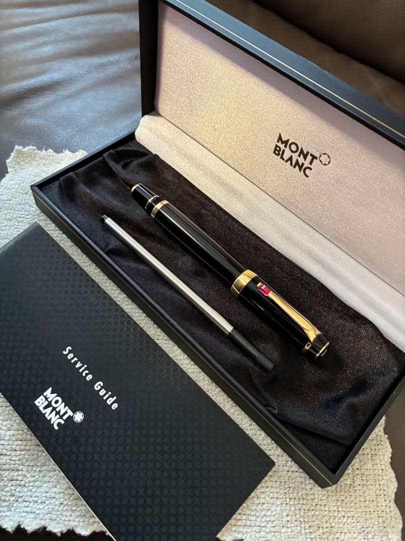 ◾️MONT BLANC モンブラン◾️ボエムキャップ式ボールペン◾️新品リフィル付◾️