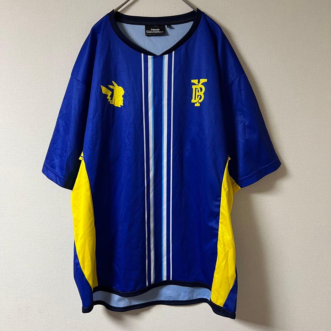 ポケモン × 横浜Denaベイスターズ/ピカチュウ プラクティスTシャツ/ブルー