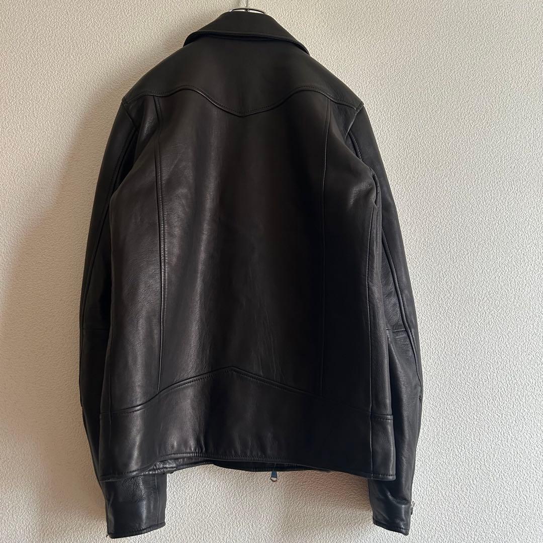 Magine マージン レザージャケット ダブルライダース 中綿キルティング