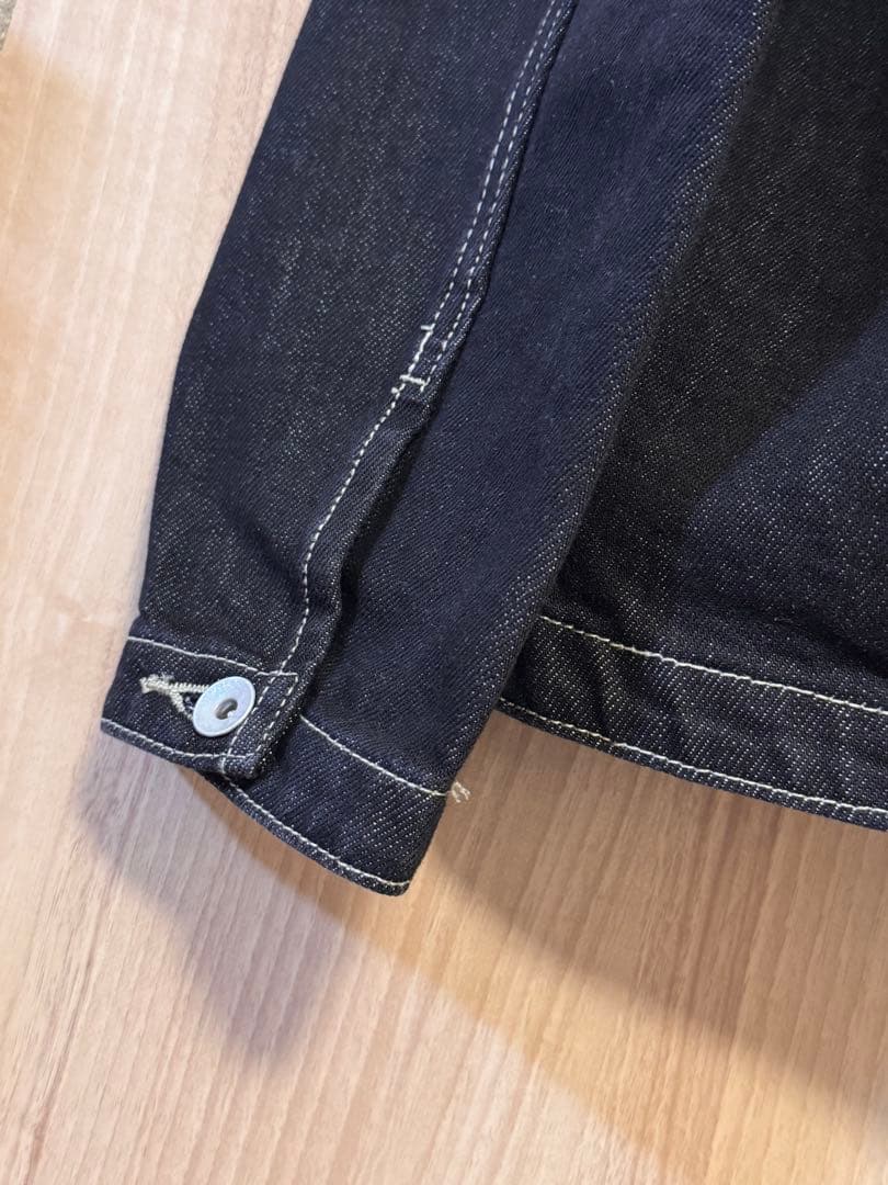 【ほぼ新品】B.C.STOCK ブラックデニムジャケット L