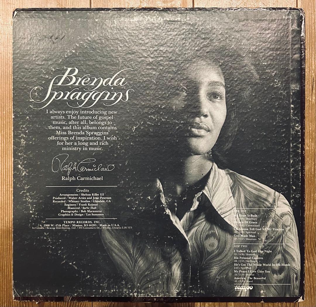 洋楽 Brenda Spraggins My Hope Is Built LP USA