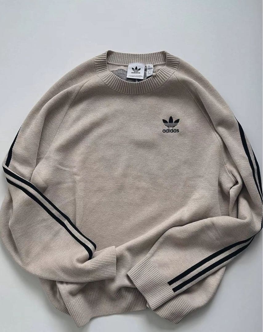 海外限定2XS ADIDAS KNIT CREWニットクルー IX7816