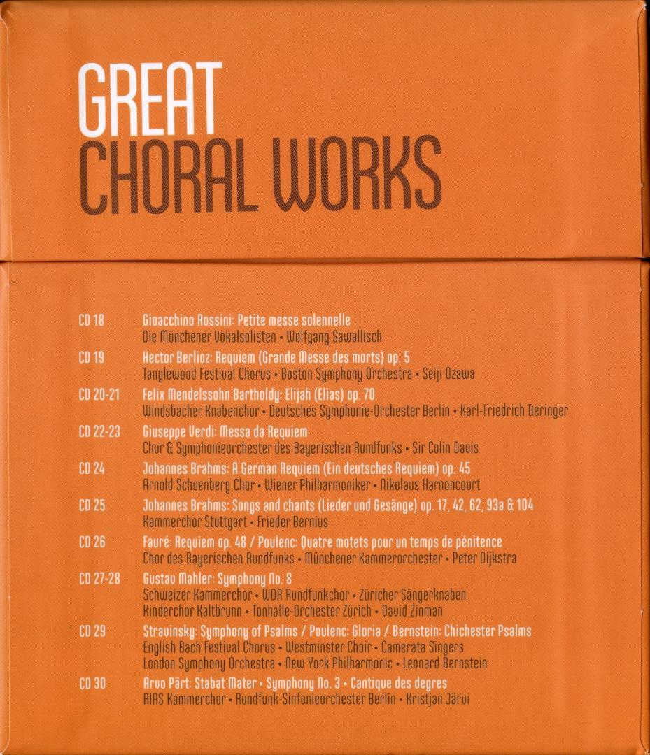 GROSSE CHORMUSIK 合唱曲ボックス 30枚組