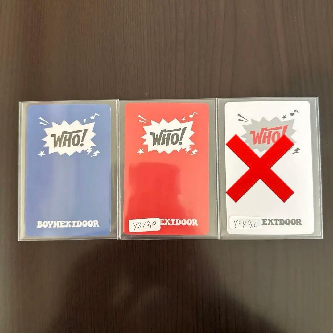 boynextdoor who ジェヒョン　yzy 中華トレカ