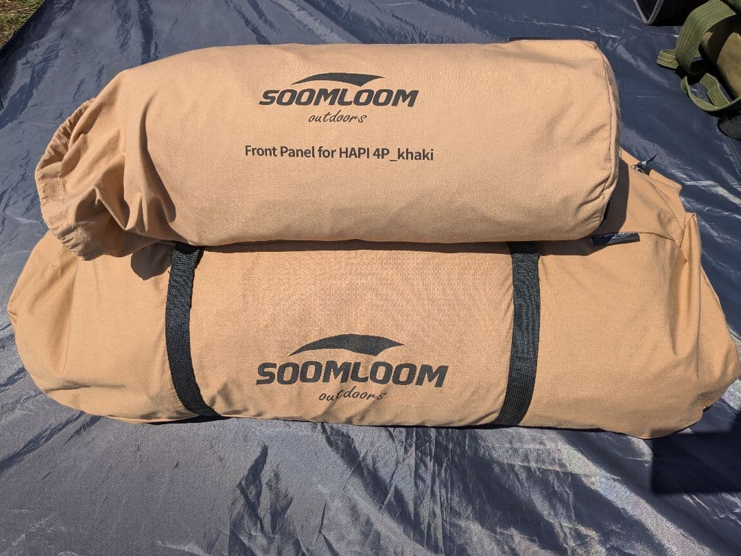 Soomloom　HAPI 4P 　フロントフラップ付き　ワンポールテント