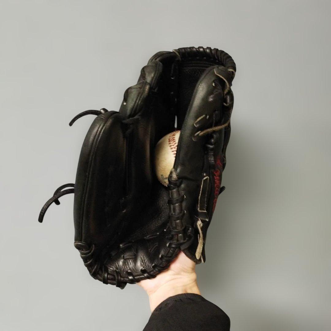 1295 デサント プロ実使用 横浜ベイスターズ 硬式 投手用グローブ 左投げ