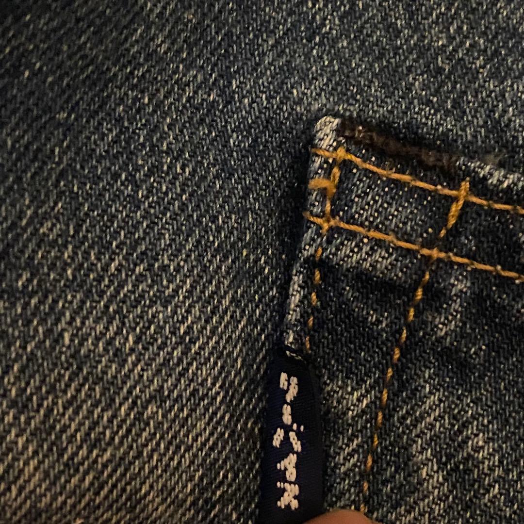 LEVI'S 505 刺繍 made in Japan ダメージ リペア 加工