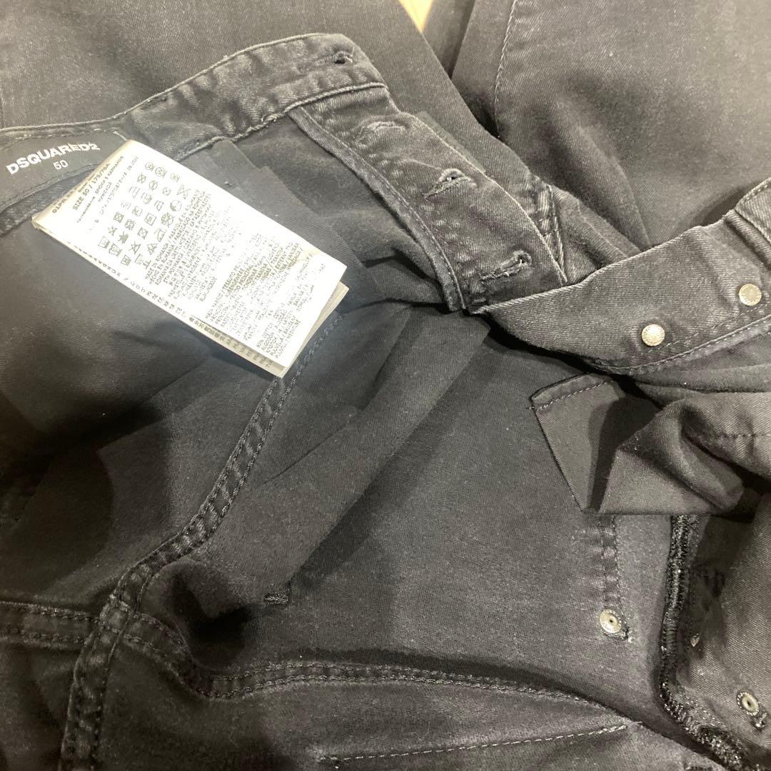 23SS ディースクエアード BLACK BULLサイズ50デニム ブラック