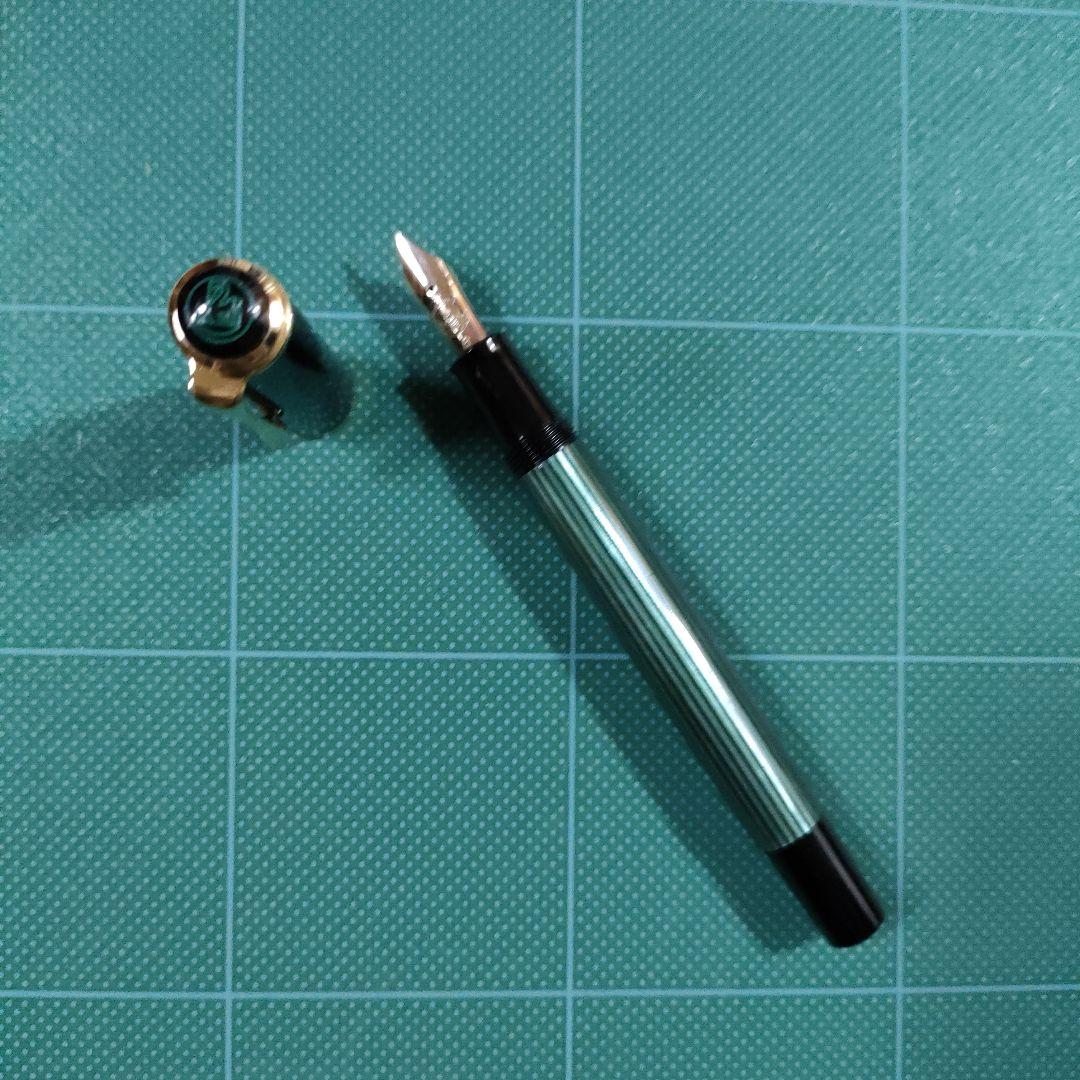 Pelikan　M400　#500　green　stripe　緑縞　万年筆