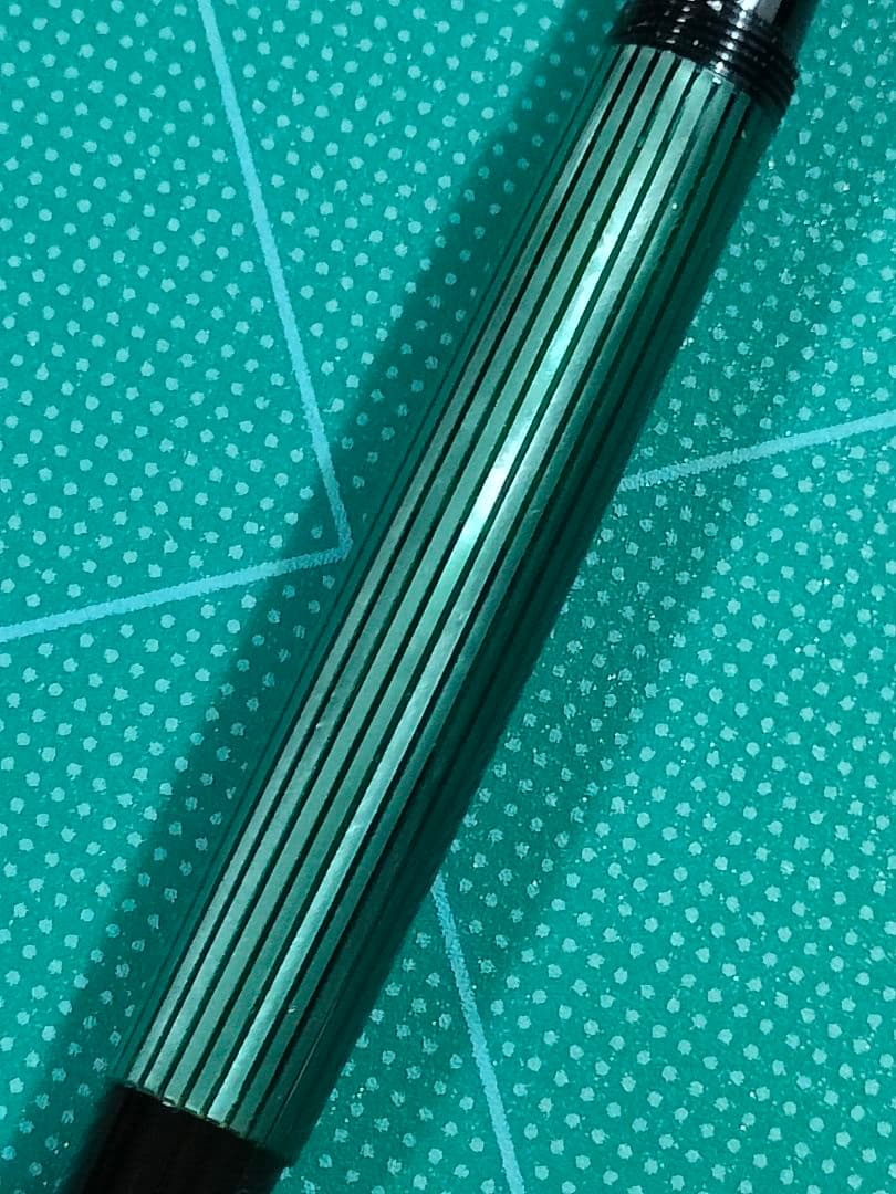 Pelikan　M400　#500　green　stripe　緑縞　万年筆