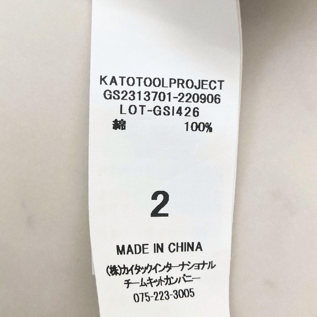 美品　グランマママドーター　幾何柄プリントプルオーバーブラウス