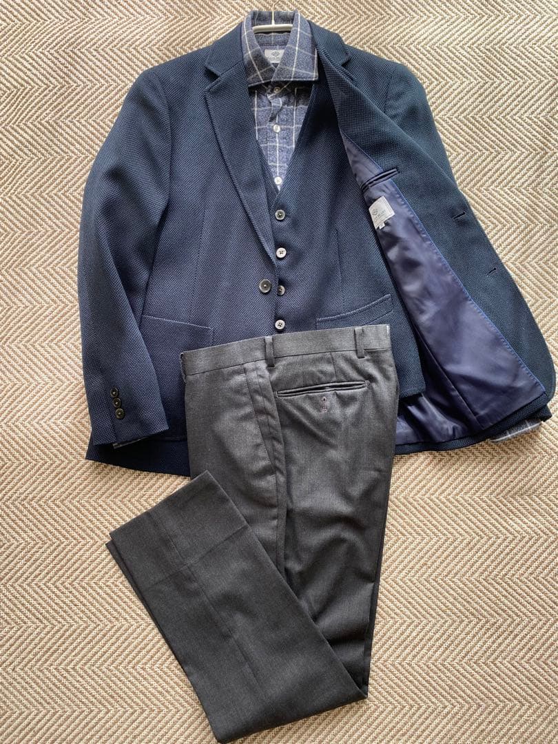 【美品】BEAMS HEART メンズ　スーツ一色