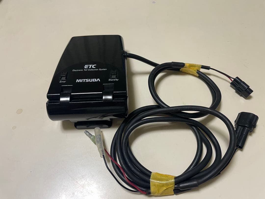 MITSUBA ETC車載器 黒 アンテナ一体　MSC-BE21