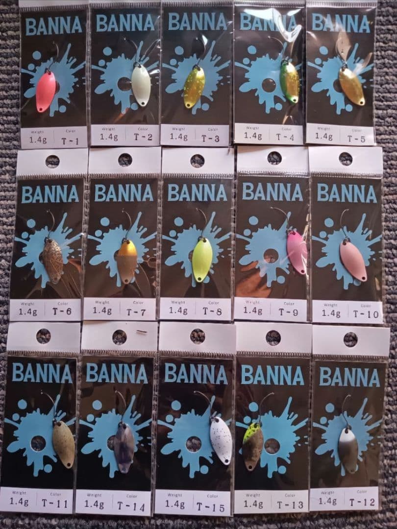 ニュードロワー バンナ BANNA1.4g 問屋カラー15色