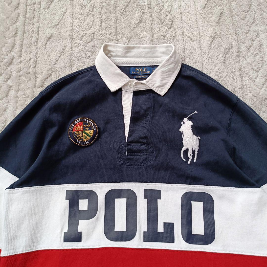 POLO RALPH LAUREN ビッグポニー ラガーシャツ L ビッグポニー