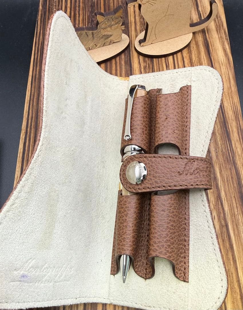 レア Montegrappa シャーペン ピッコラ ページュ ペンケース