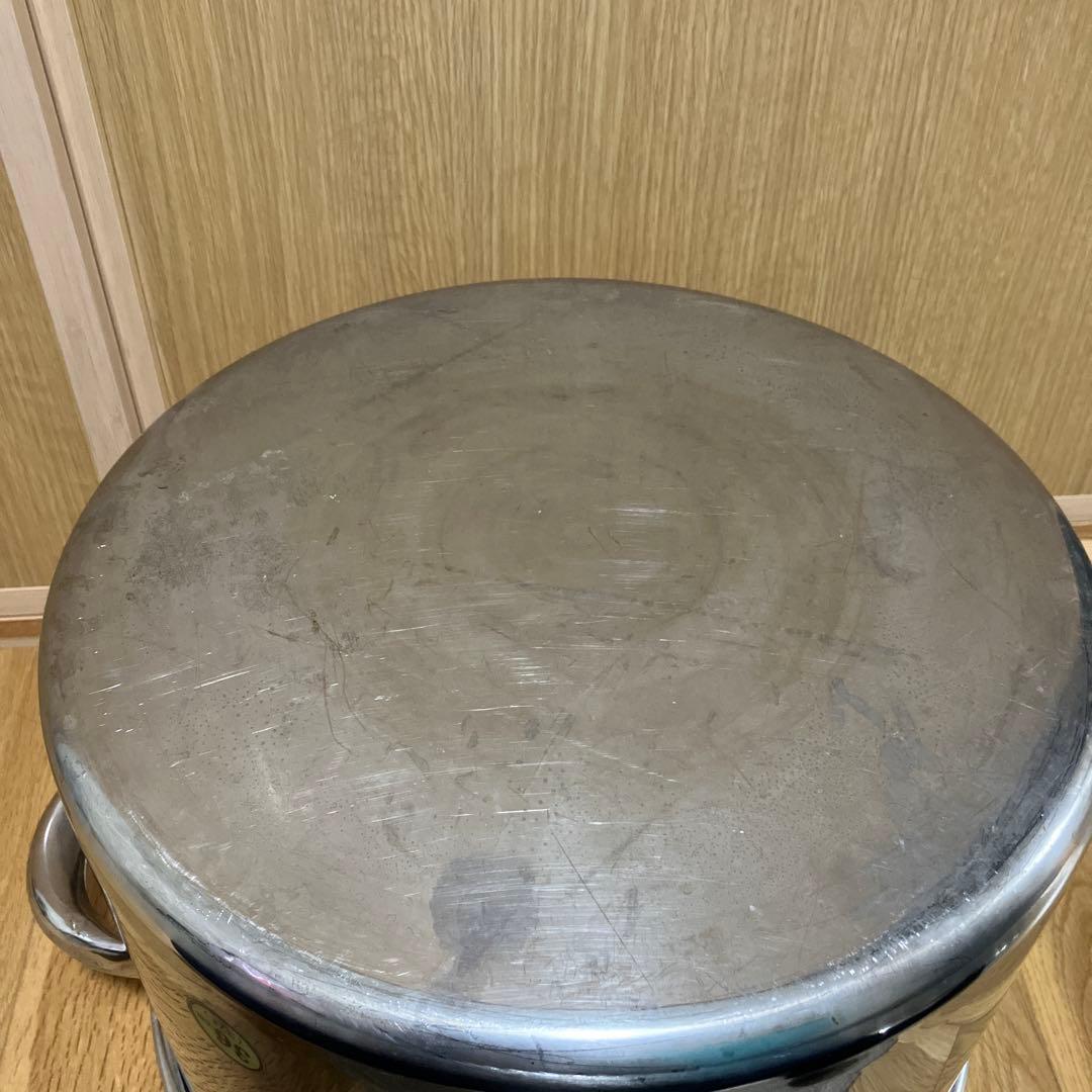 E.B.M モリブデン鋼入　業務用鍋　半寸胴鍋　 36cm (37L)