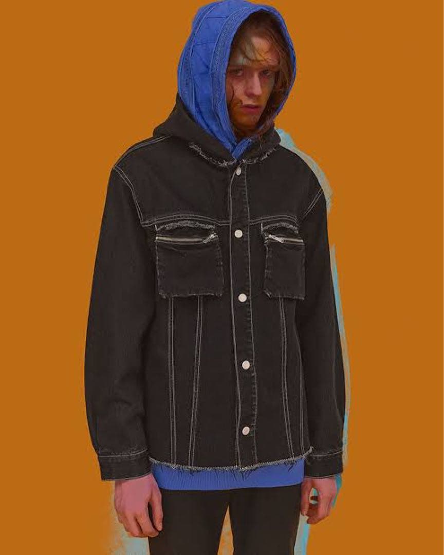 HEARさん専用　フーデッドデニムジャケット/3/UP2C4201/23AW