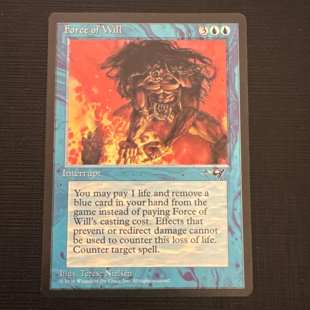 意志の力　4枚　英語　mtg
