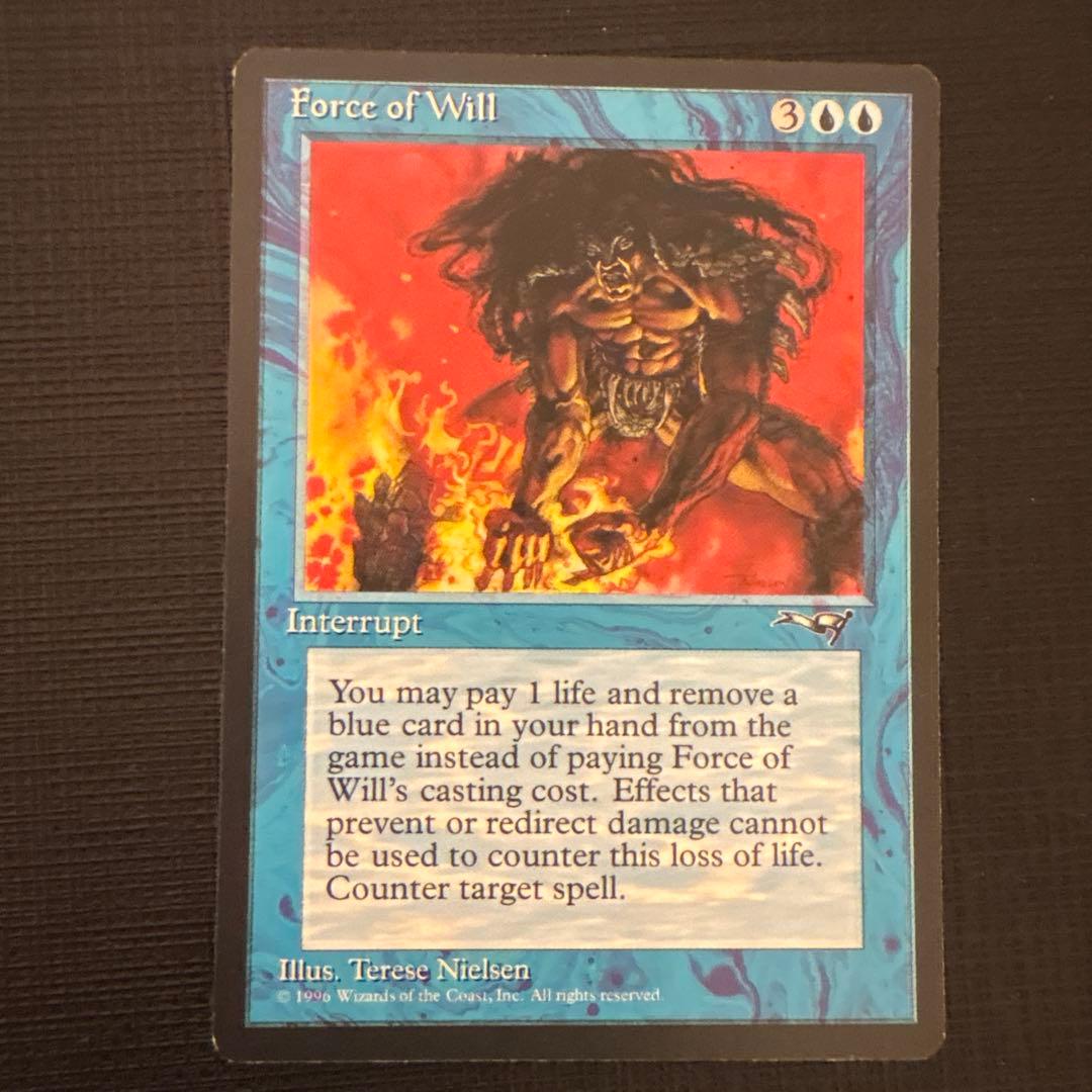意志の力　4枚　英語　mtg