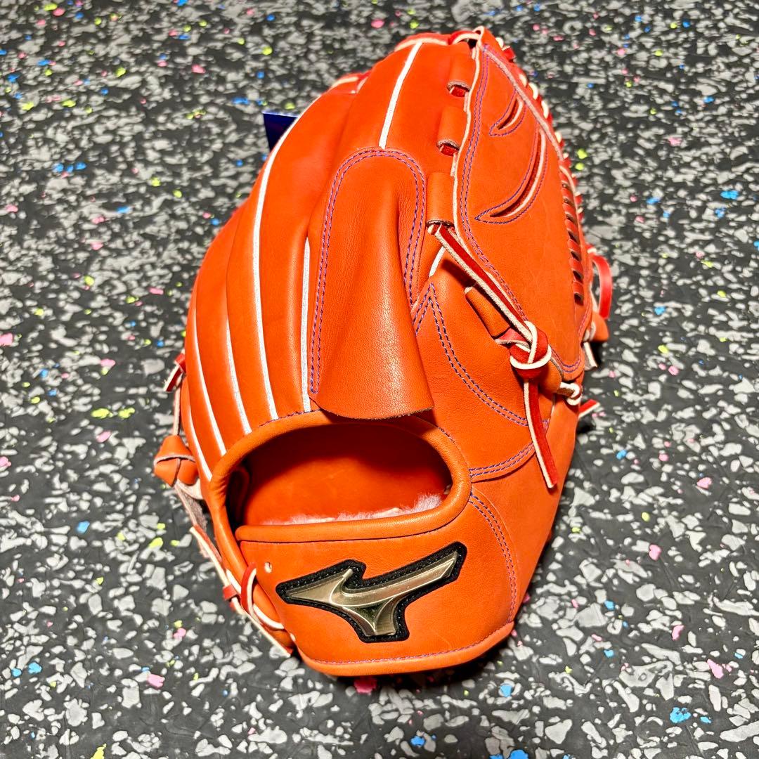 ミズノ グローバルエリート 投手用 硬式用 グローブ スプレンディッドオレンジ