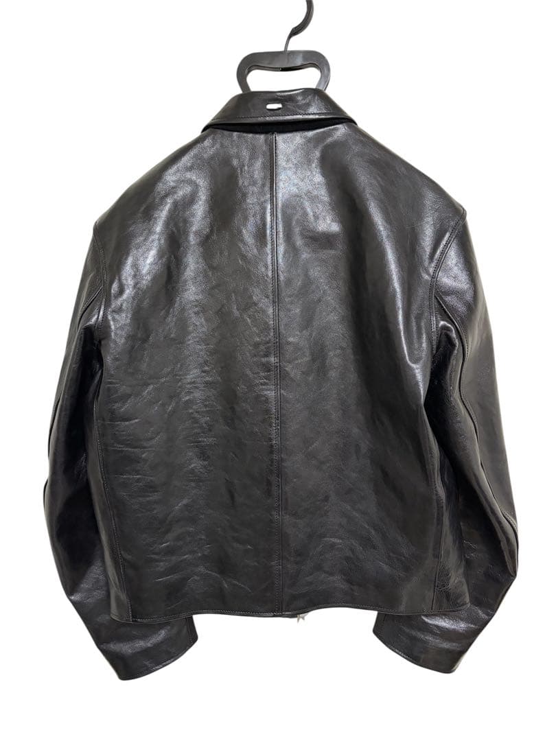 【ほぼ未使用】OUR LEGACY MINI JACKET レザージャケット48