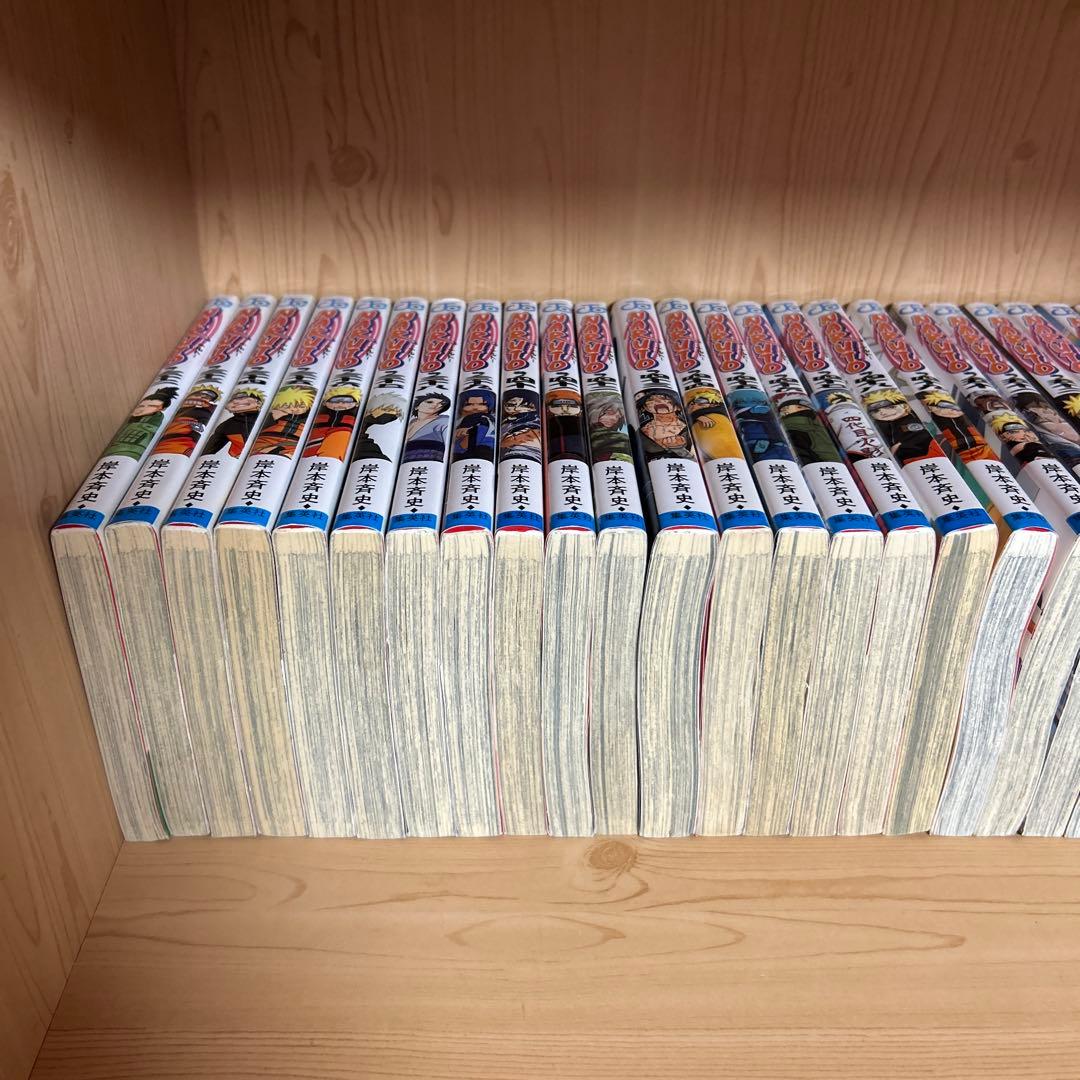 大人気漫画NARUTO1巻から72巻全巻完結まとめ売りセット他外伝秘伝小説86冊