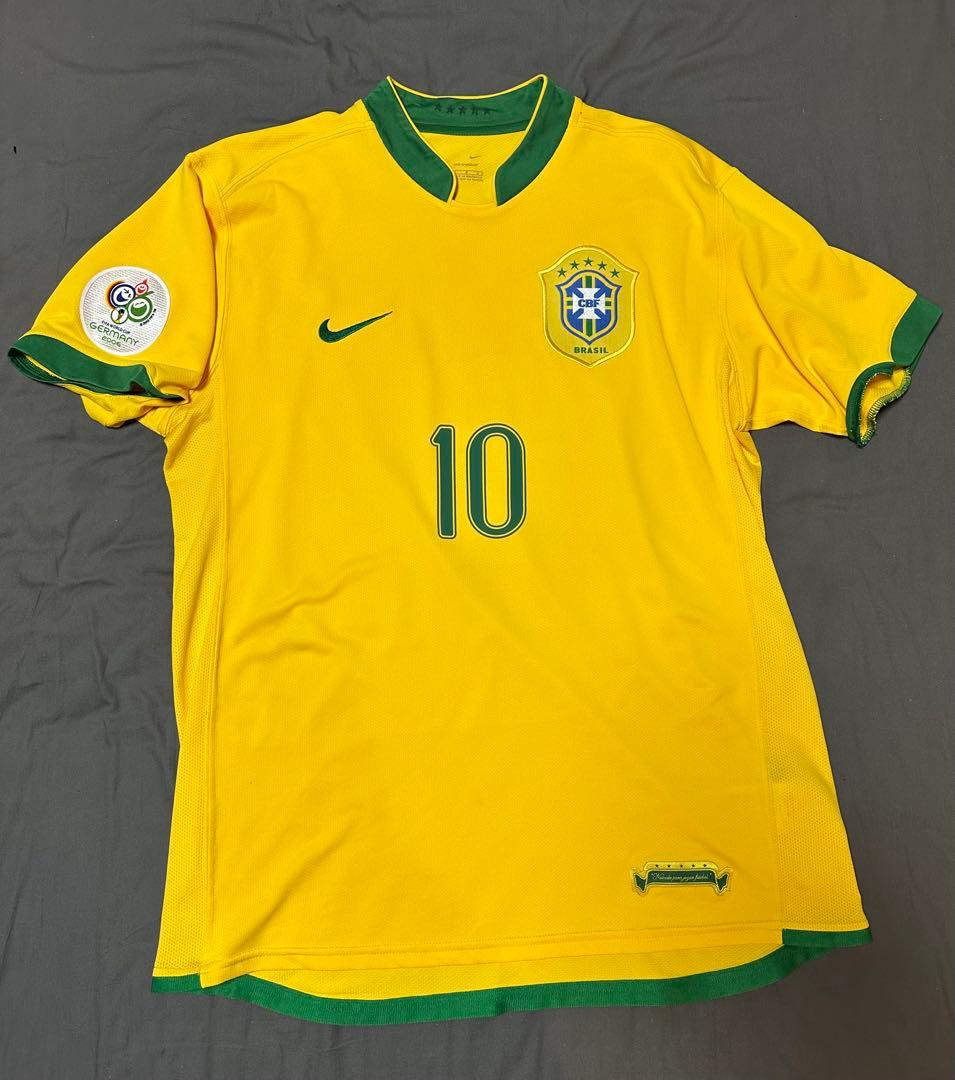 正規品2006年ブラジル代表　ユニフォーム ロナウジーニョ　Lサイズ