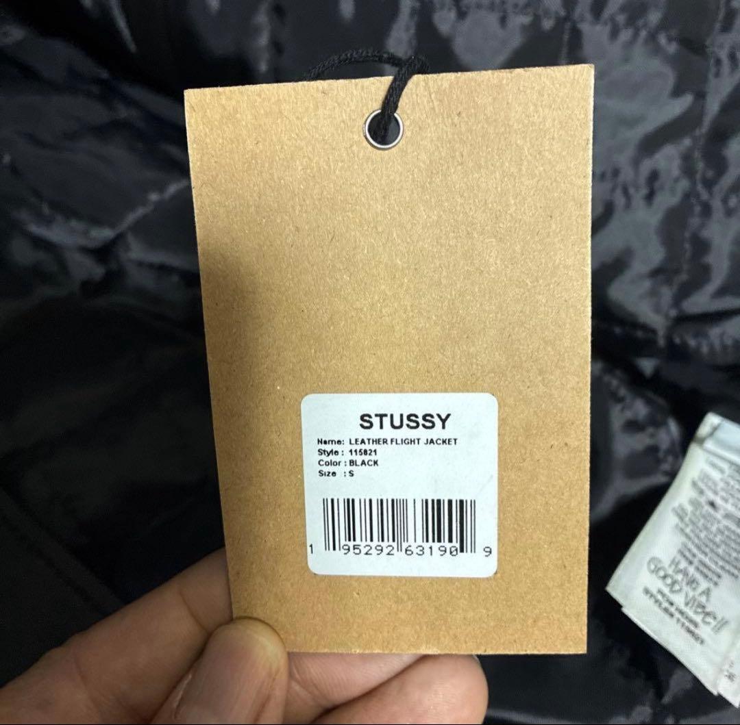STUSSY 24AW leather flight jacket Sサイズ