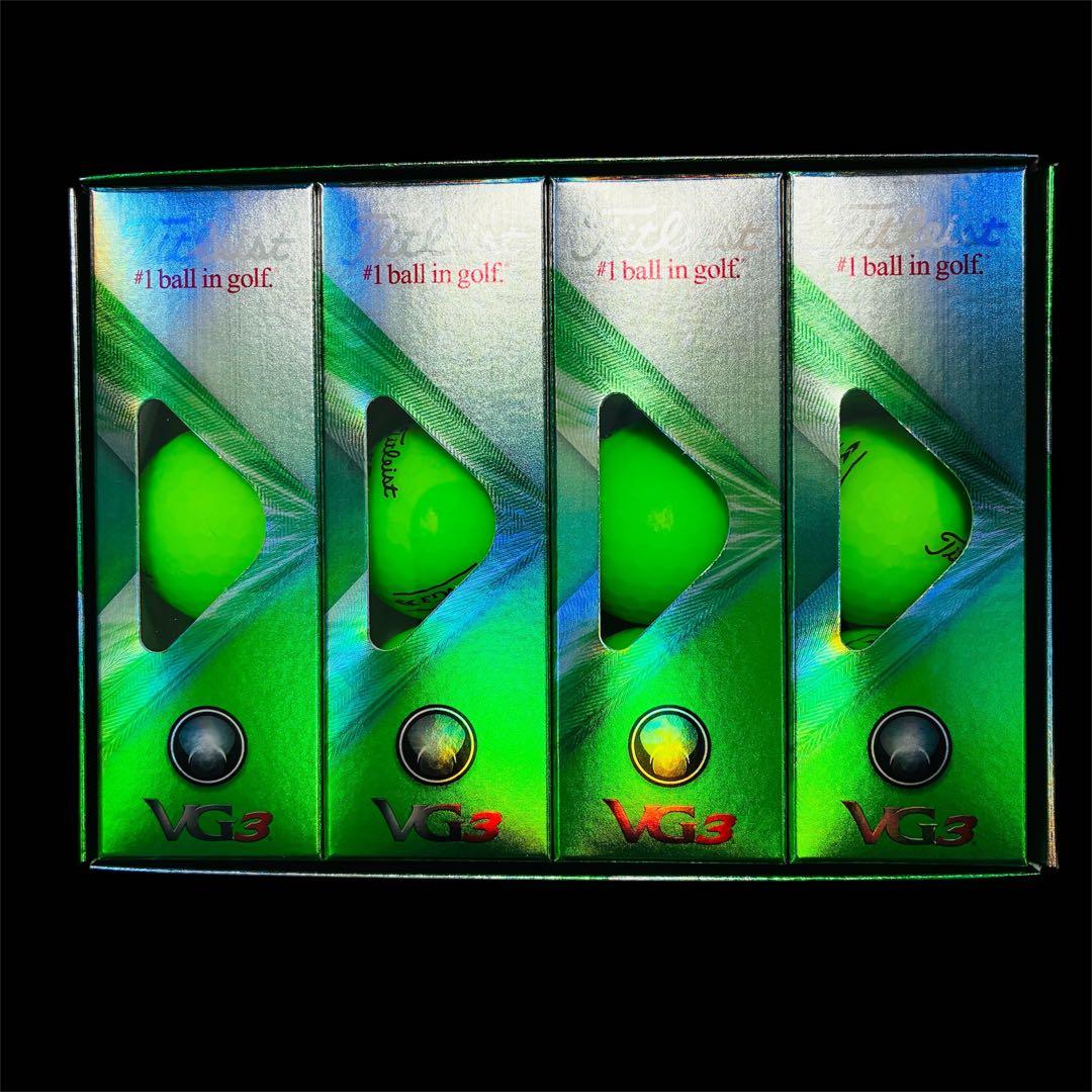 24時間以内発送　新品未使用 タイトリスト VG3 マッドグリーン 3ダース