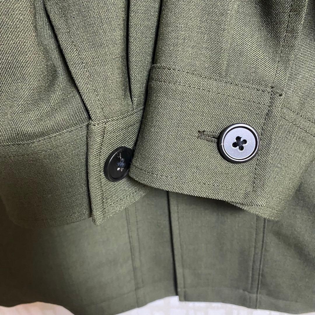 美品　現行　セオリー　シャツアウター BOND WOOL TWILL SELK