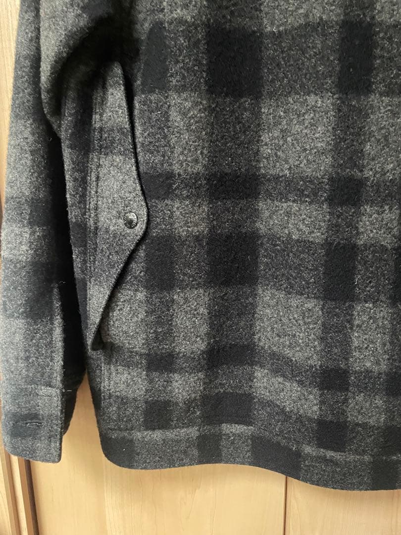 【極美品】 フィルソン ウォッシュド シングルマッキーノ 38 グレーxブラック