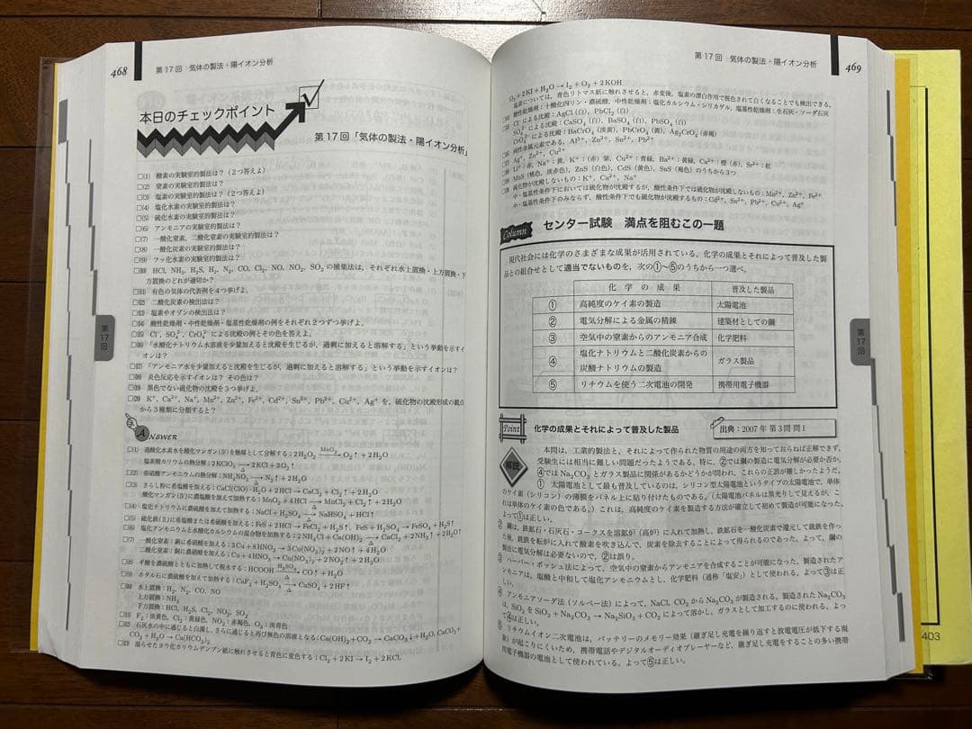 鉄緑会 高3化学冊子4冊セット