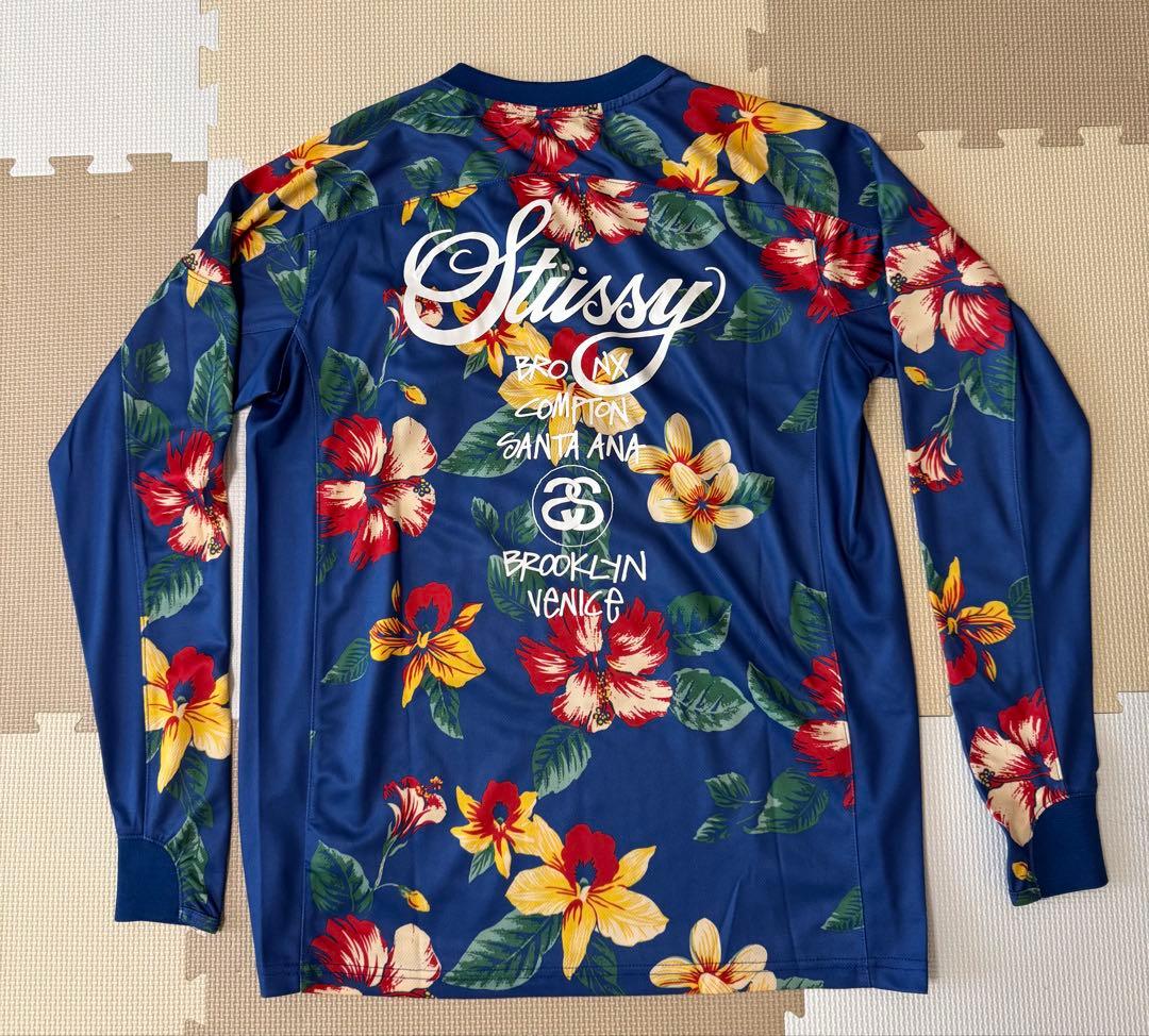 ステューシー stussy フラワープリント 長袖ジャージ Sサイズ