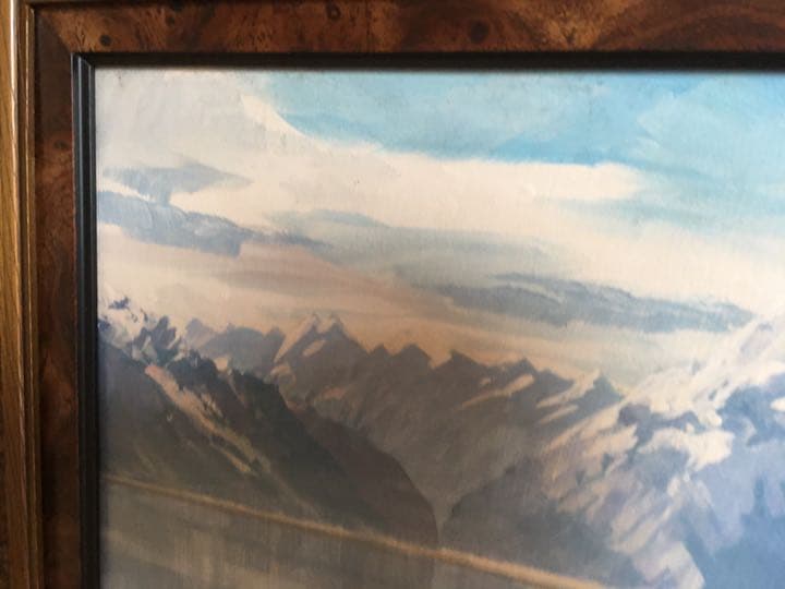 絵画　美術品　Aston Greathead アストングレートヘッド　タスマニア