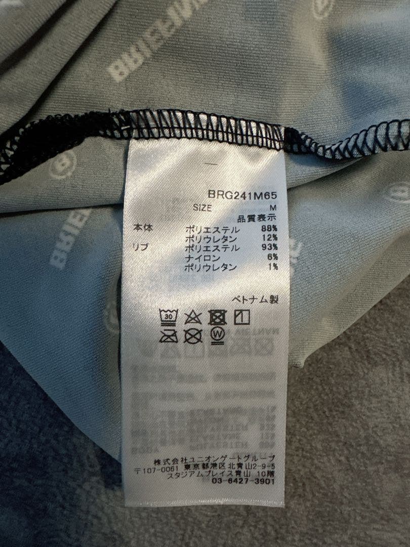 【美品】ブリーフィング　モックネックシャツ　Mサイズ