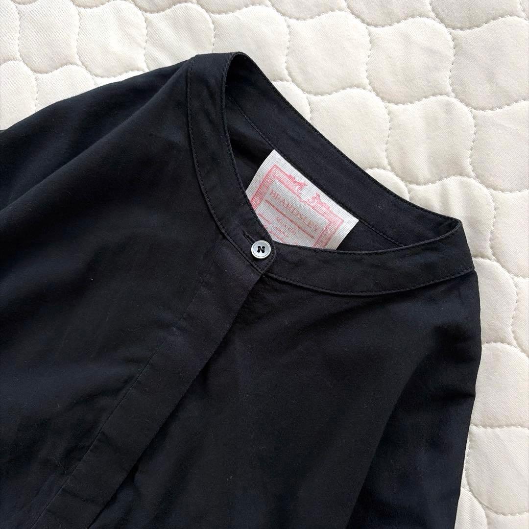 【美品】BEARDSLEY ギャザーワンピース　ブラックサイズ1