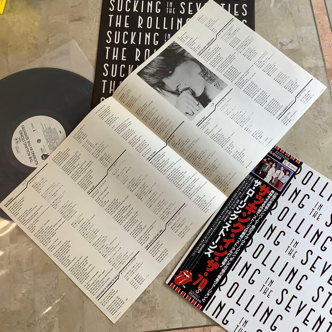 激レア非売品! レコード新品未使用! 1981年 ストーンズ サッキング70s