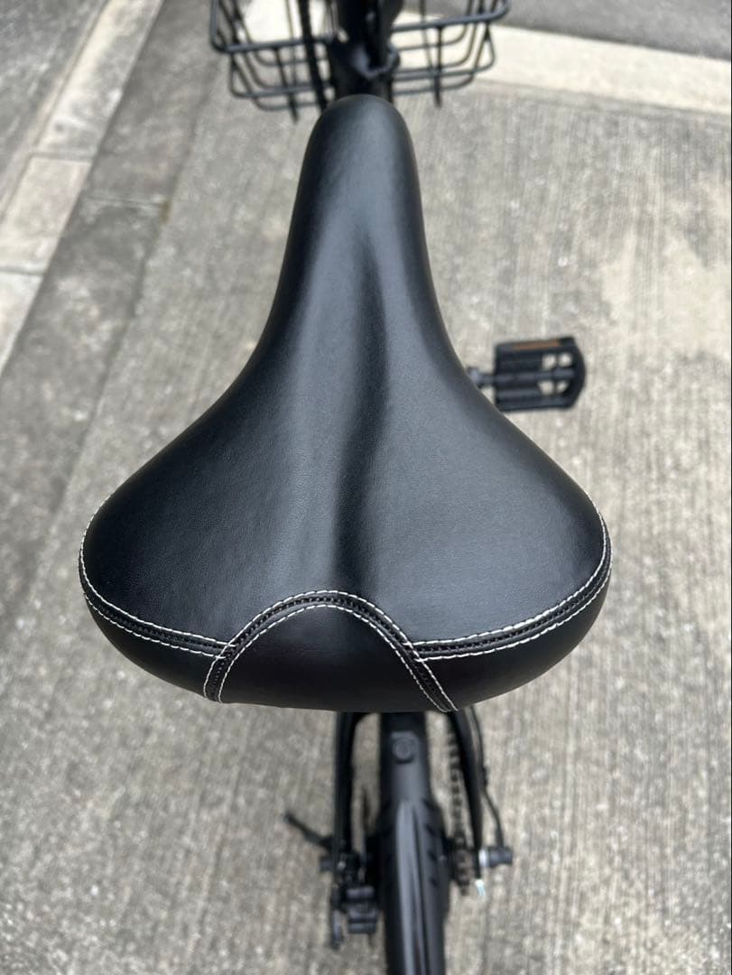 ほぼ新品RICH BIT CITY アシスト　ブラック電動自転車　ナンバー不要