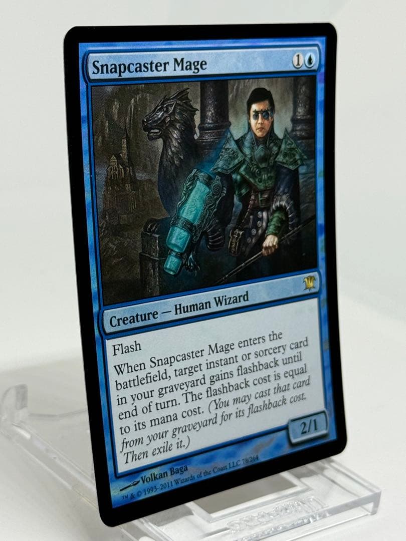 【Foil】英語版《瞬唱の魔道士/Snapcaster Mage》[ISD]