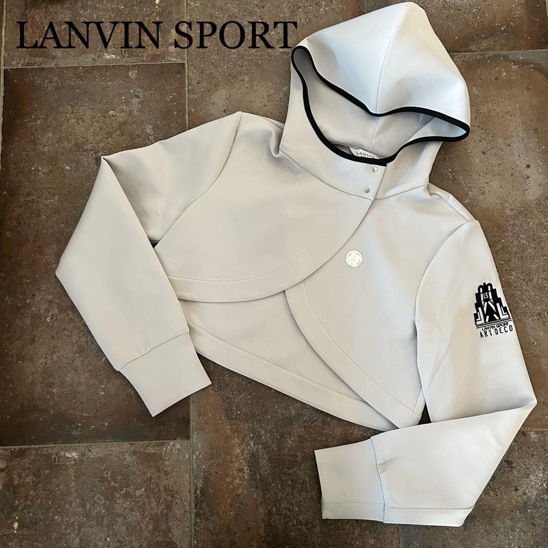 LANVIN SPORT 【アールデコ100周年】フーディボレロ【UV/吸汗】