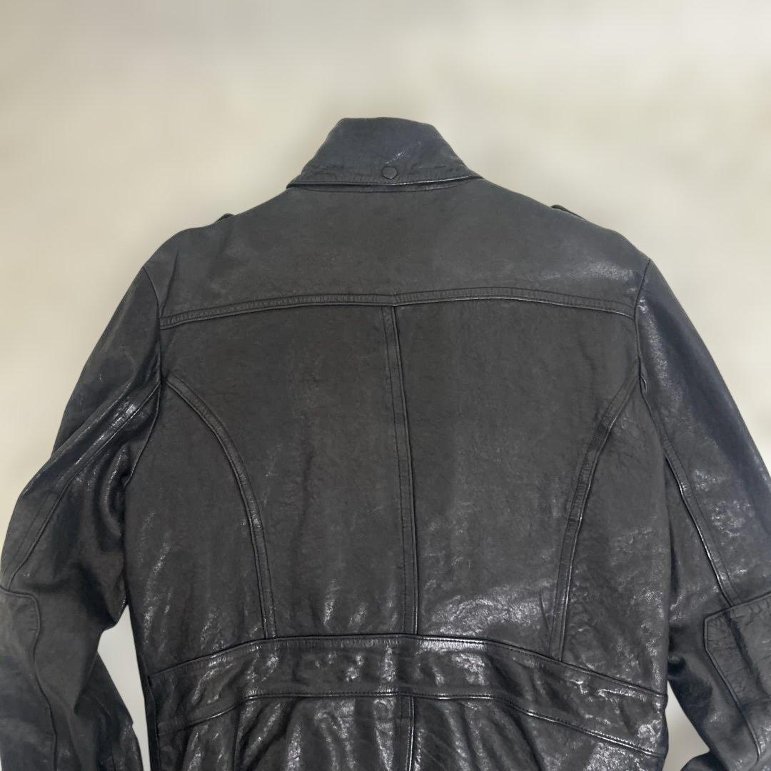 ジャケット・アウター archive gimmick leather jacket 48size