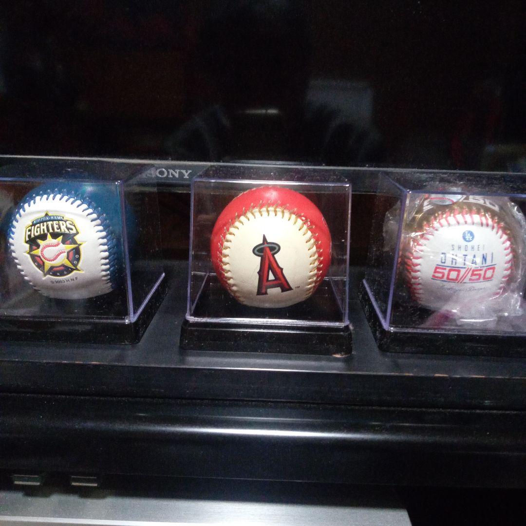 大谷翔平 　所属各3球団公式記念球サインボール