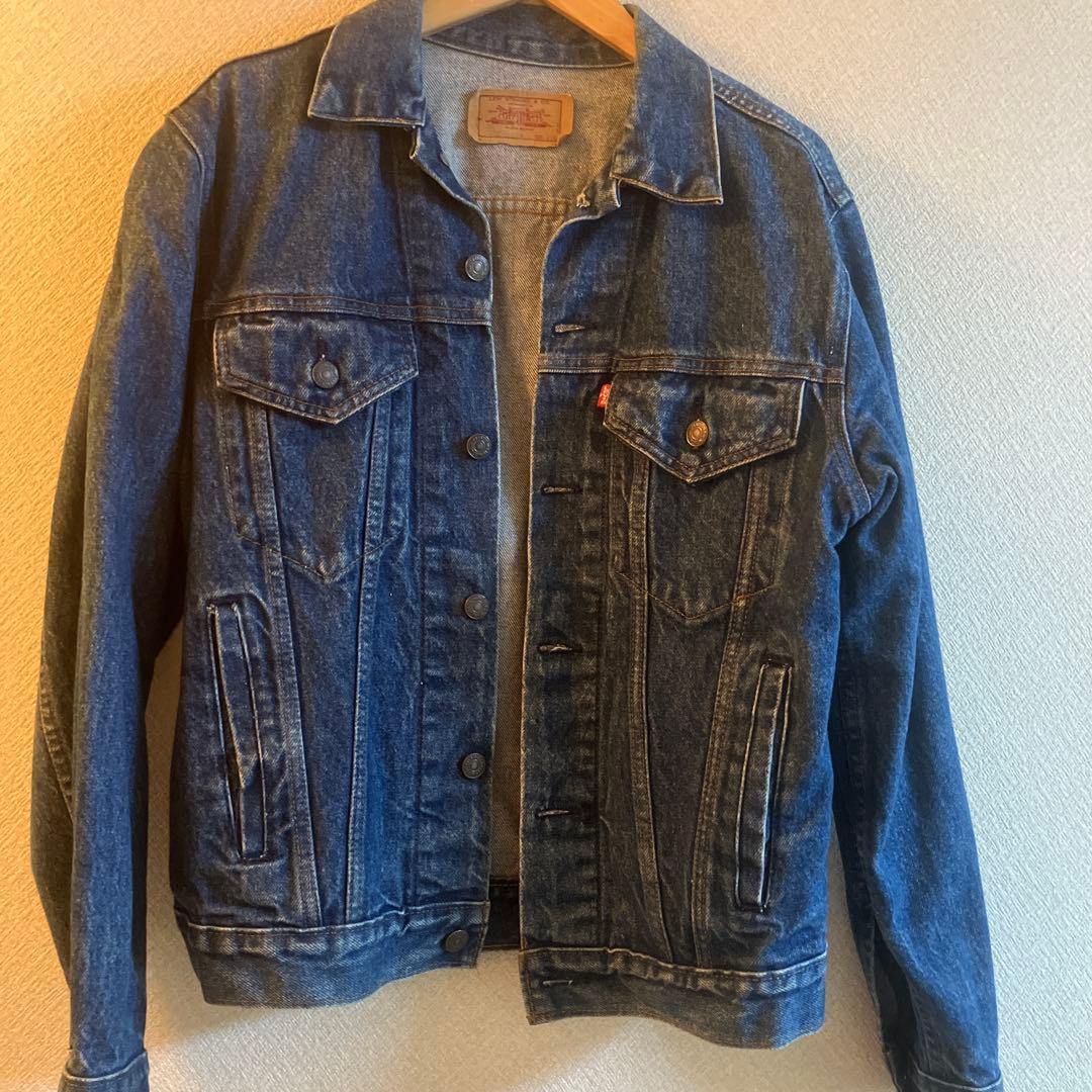 【美品】濃紺！貴重 Levi's Gジャン 70506-0216 USA